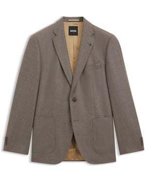 BOSS Regular-Fit Blazer - Grey