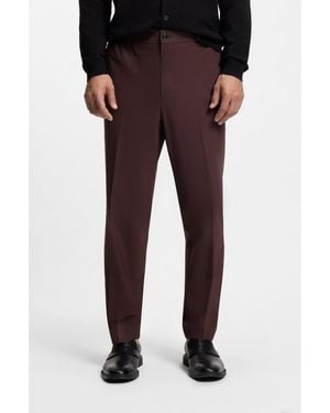 HUGO Slim-Fit Trousers - Black