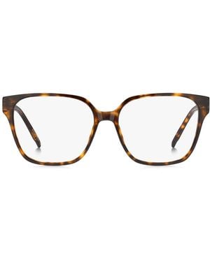 BOSS Montura Para Gafas Graduadas De Acetato Habana Con Monograma Double B - Multicolor