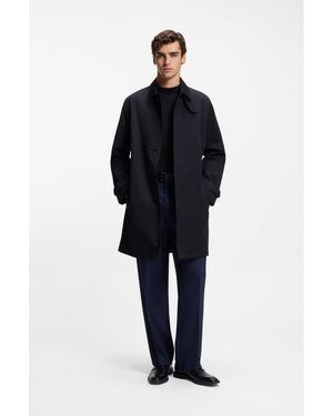HUGO Regular-Fit Coat - Black
