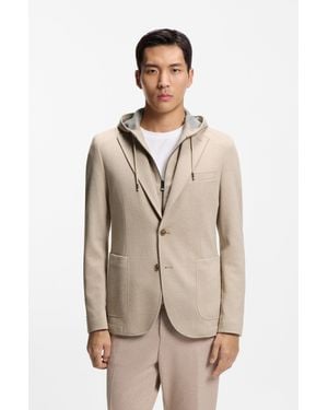 BOSS Khaki Men's Sport Coats Size 36r - Natural