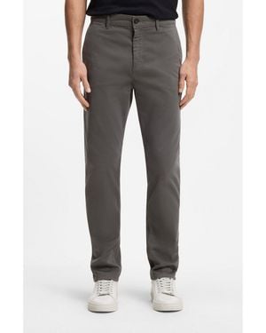 BOSS Tapered-Fit Trousers - Grey
