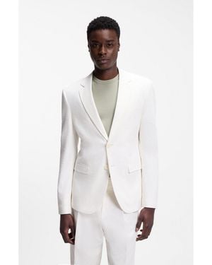 HUGO Extra-Slim-Fit Blazer - White