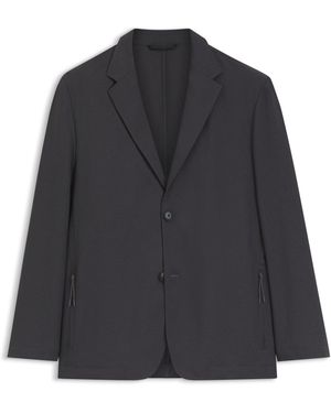BOSS Relaxed-Fit Colbert Van Comfortabel Stretchmateriaal - Zwart