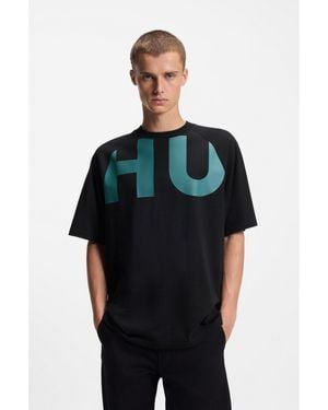 HUGO Loose-Fit T-Shirt - Black