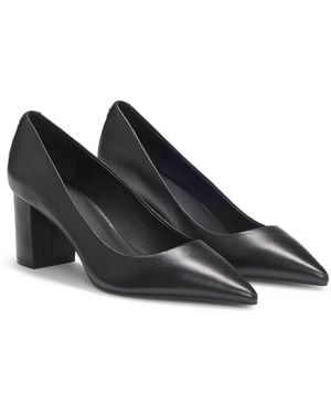 HUGO Pointed-Toe Court Shoes - Black