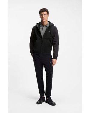 BOSS Relaxed-Fit Tracksuit Set - Black