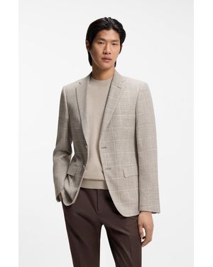 BOSS White Men's Sport Coats Size 42l - Natural