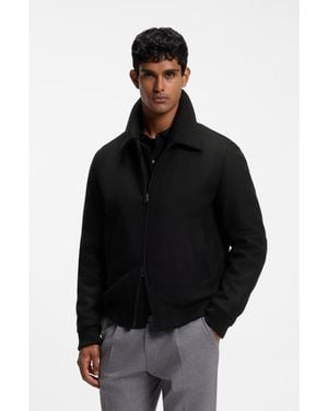 BOSS Relaxed-Fit Jacket - Black
