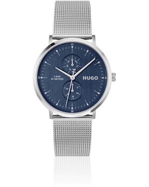 HUGO Style-Tone Watch With Dial - Blue