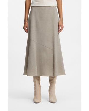 BOSS A-Line Skirt - Natural