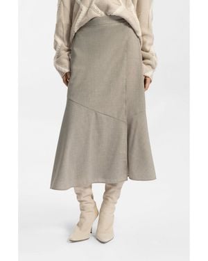 BOSS A-Line Skirt - Natural