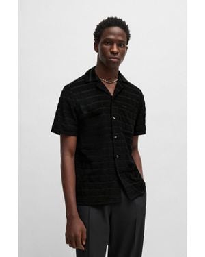HUGO Relaxed-Fit Shirt - Black