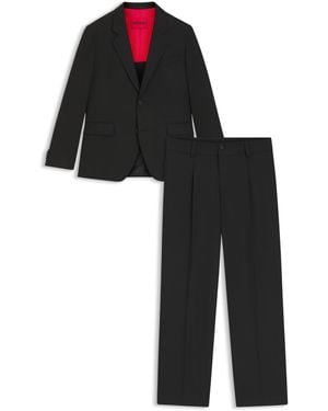 HUGO Two-Piece Modern-Fit Suit - Zwart