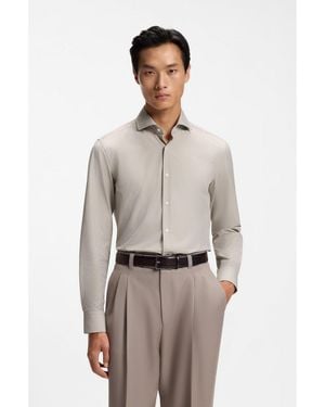 BOSS Slim-Fit Shirt - Grey
