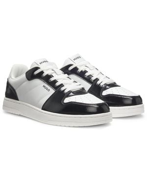HUGO Sneakers Met Kleurblokken En Logodetails - Wit
