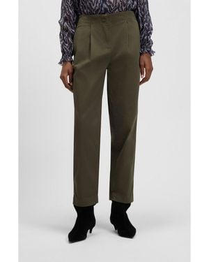 BOSS Barrel-Fit Chinos - Green