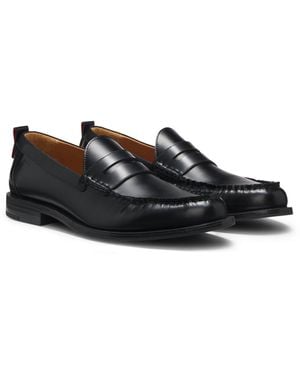 HUGO Penny Loafers - Black