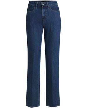 BOSS Slim-Fit Jeans Van Comfortabel Diepblauw Stretchdenim