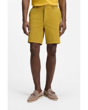 BOSS Modern-Fit Shorts - Yellow