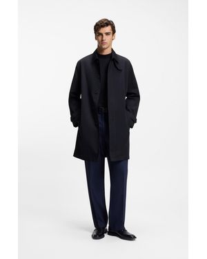 HUGO Dark Blue Men's Winter Outfits Size L - Black