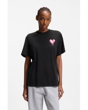 HUGO Black Women's T-shirts Size M