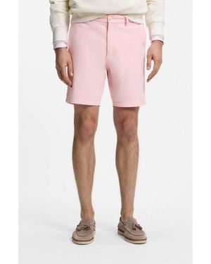 BOSS Modern-Fit Shorts - Pink
