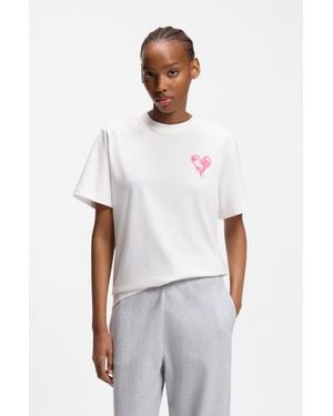 HUGO White Women's T-shirts Size M