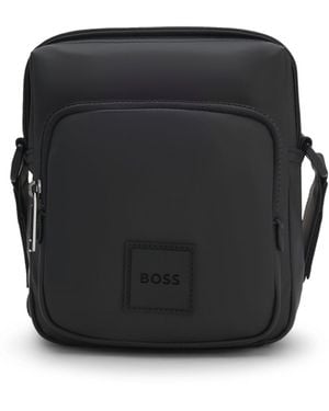 BOSS Coated Fabric Reporter Bag With Logo Patch - Black