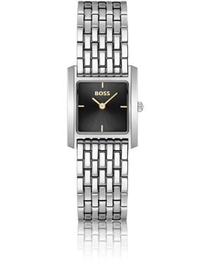 BOSS Tone Watch With Square Case - Black