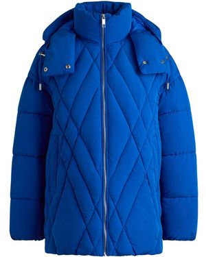 BOSS Wasserabweisende Jacke Mit Saisonalen Absteppungen - Blau