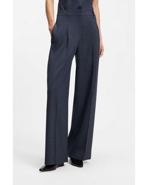 BOSS Regular-Fit Trousers - Blue