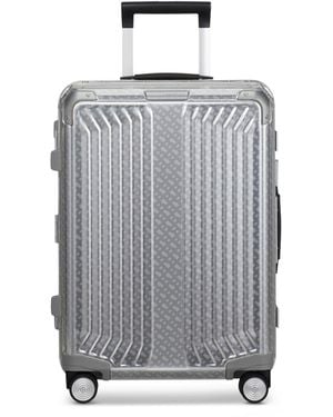 BOSS X Samsonite Aluminium Trunk Suitcase 80Cm - Grey
