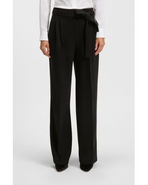 BOSS Relaxed-Fit Pants - Black