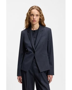 BOSS Dark Blue Women's Tailored Jackets Size 4