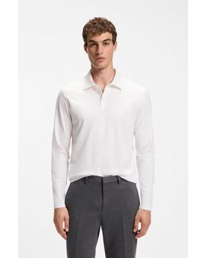 HUGO Slim-Fit Polo Shirt - White