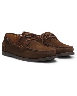 HUGO Boat Shoes - Brown