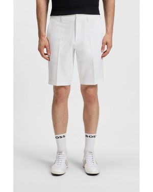 BOSS Slim-Fit Shorts - White