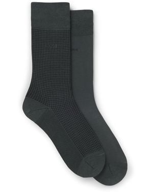 BOSS Light Green Men's Business Socks Size 7-13