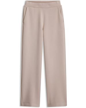 BOSS Pantalones Relaxed Fit De Pernera Ancha En Punto Scuba - Neutro