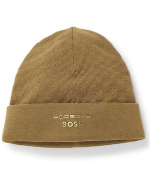 BOSS Porsche X Mütze Mit Pasha-Karo - Natur