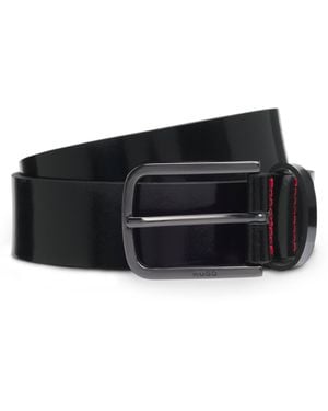 HUGO Italian-Made Belt - Black