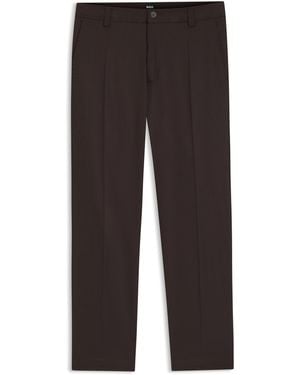 BOSS Straight-Fit Trousers - Grey