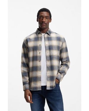 BOSS Relaxed-Fit Shirt - Grey