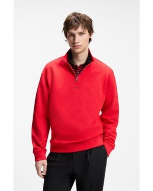 HUGO Cotton Sweatshirt - Red