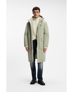 BOSS Padded Parka With Adjustable Details - Green