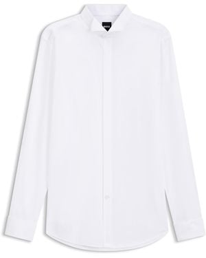 BOSS Camisa Formal Slim Fit De Planchado Fácil - Blanco