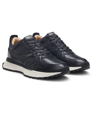 BOSS Dark Blue Men's Sneakers Size 9
