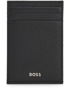 BOSS Grained Wallet - Black