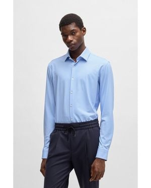 HUGO Slim-Fit Shirt - Blue
